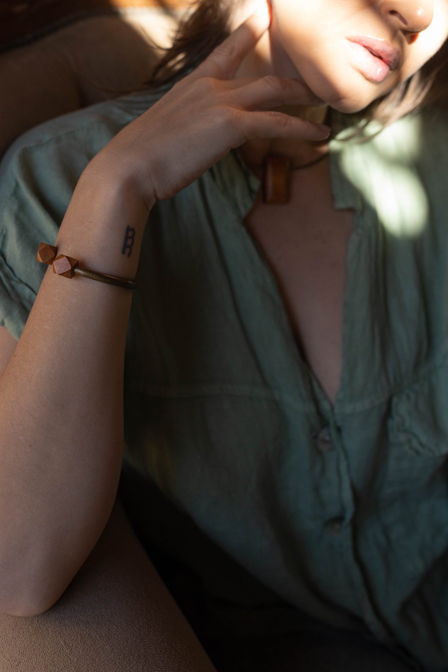 Conjunto Choker e Pulseira Atitude
