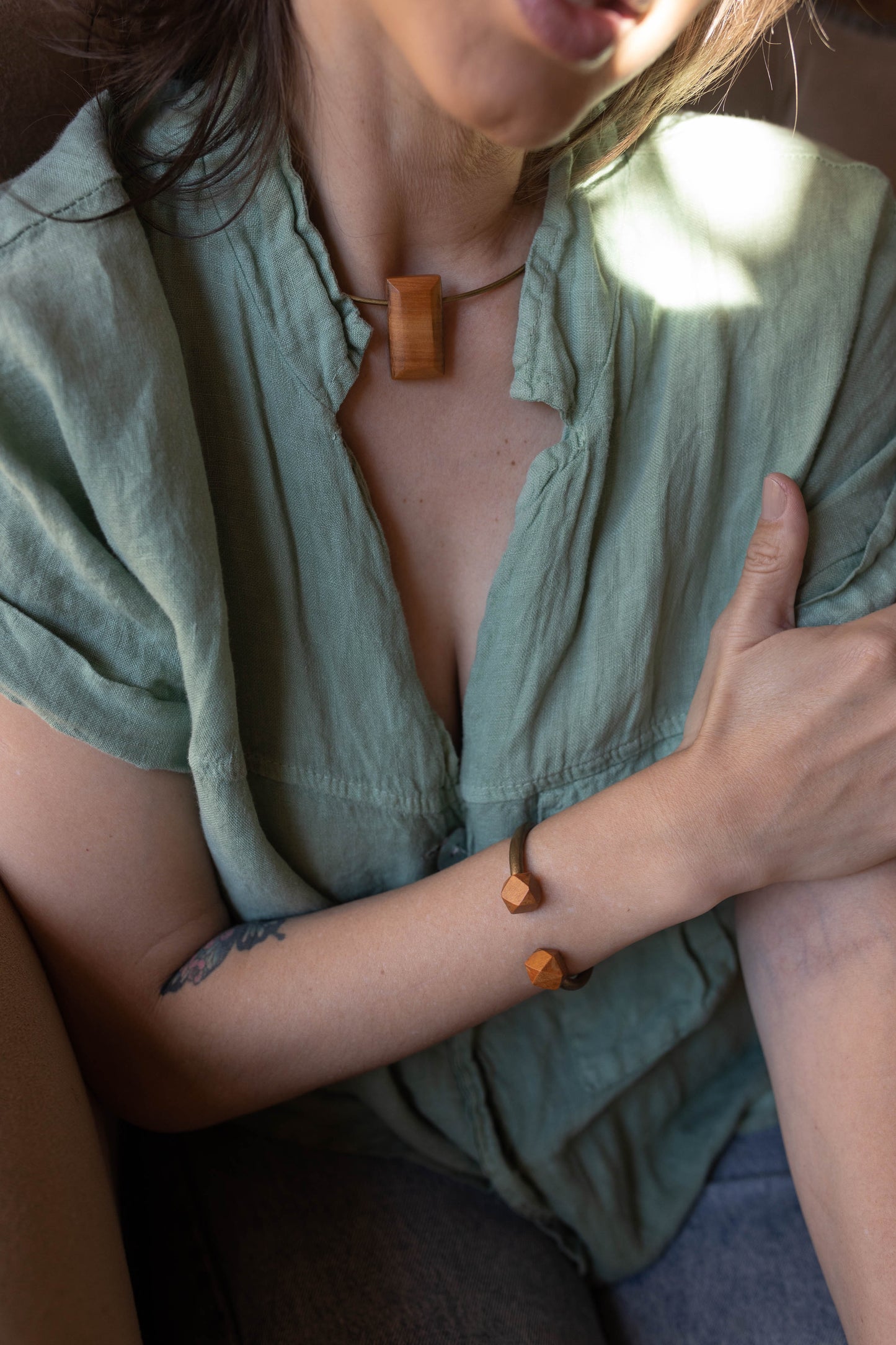Conjunto Choker e Pulseira Atitude