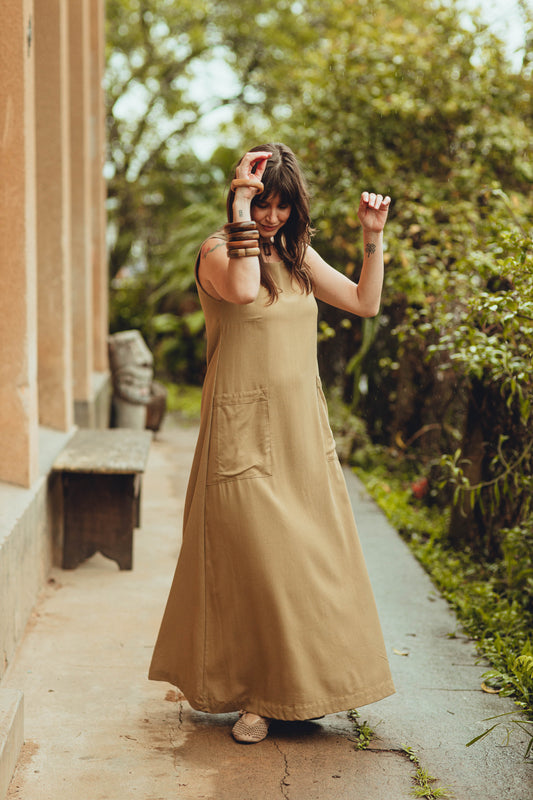 Vestido longo casual Paixão