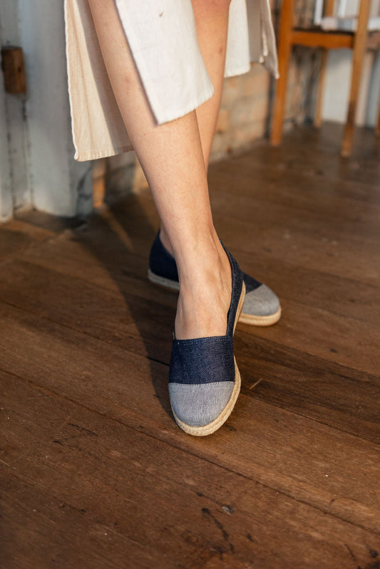 Sapatilha jeans Leveza