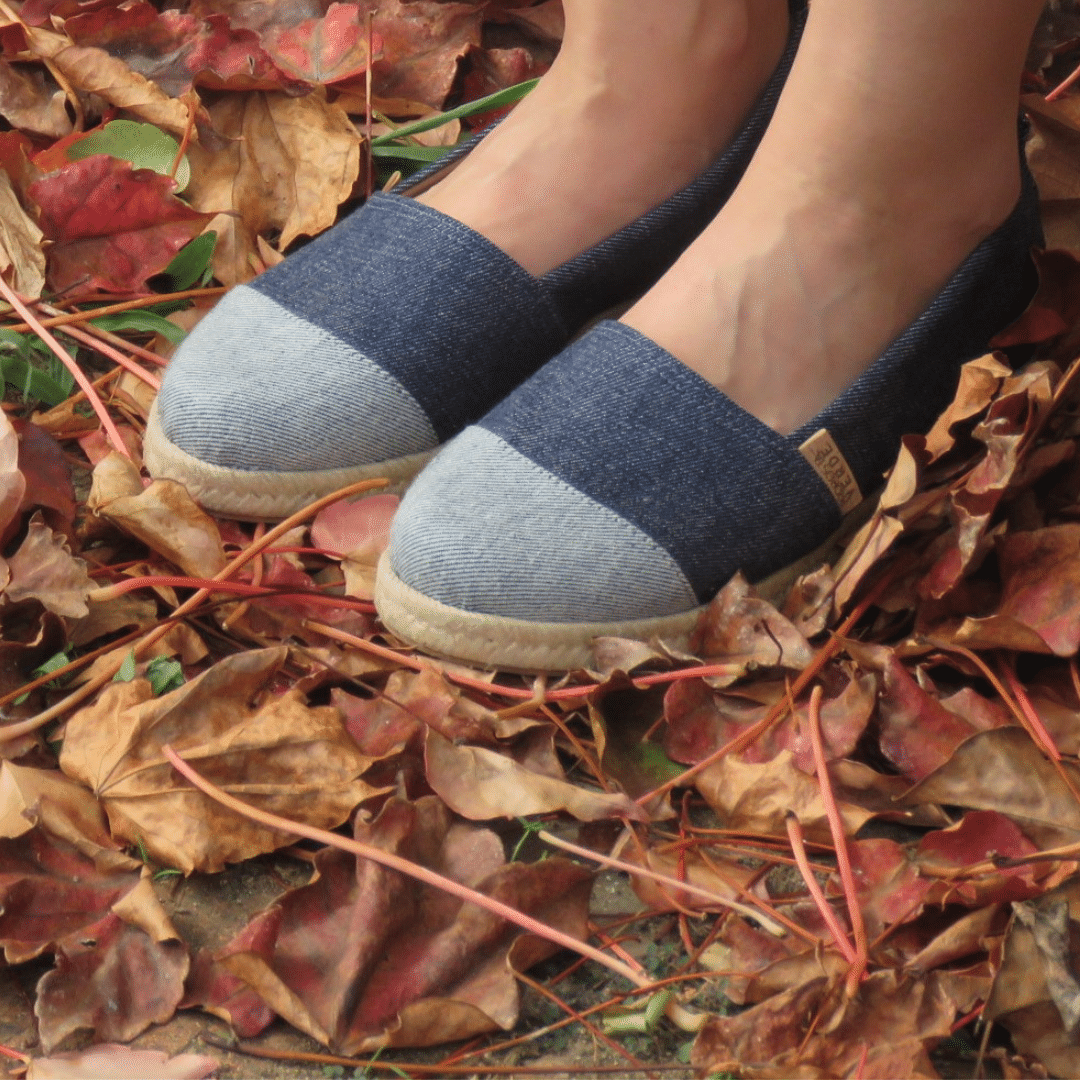Sapatilha jeans Leveza