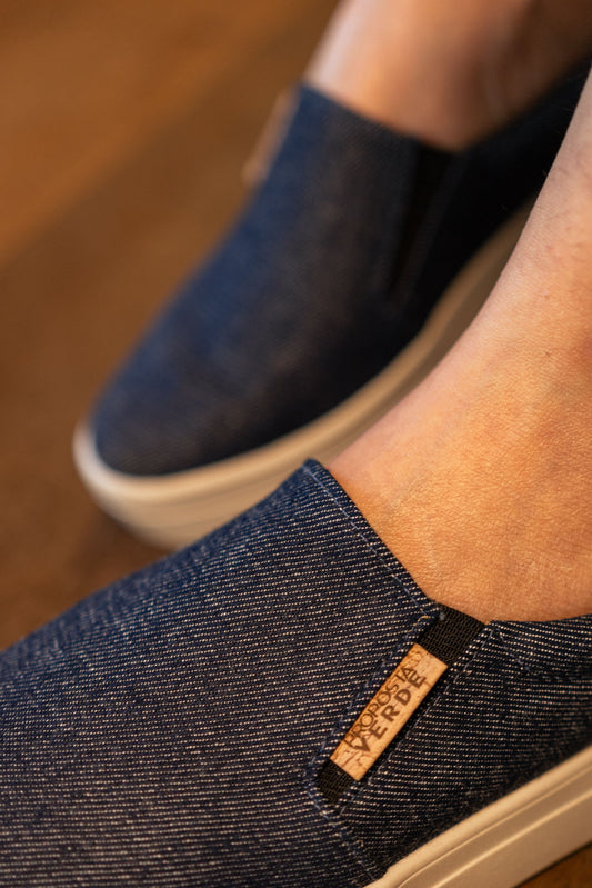 Tênis jeans Slip On Cotidiano
