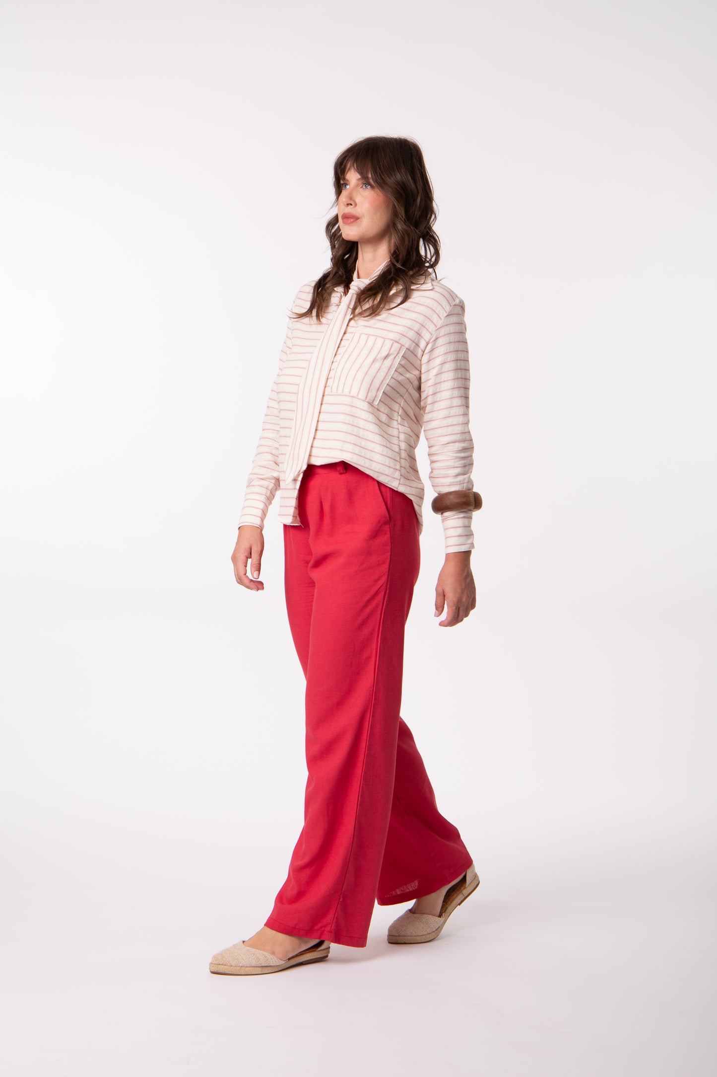 Calça alfaiataria ampla