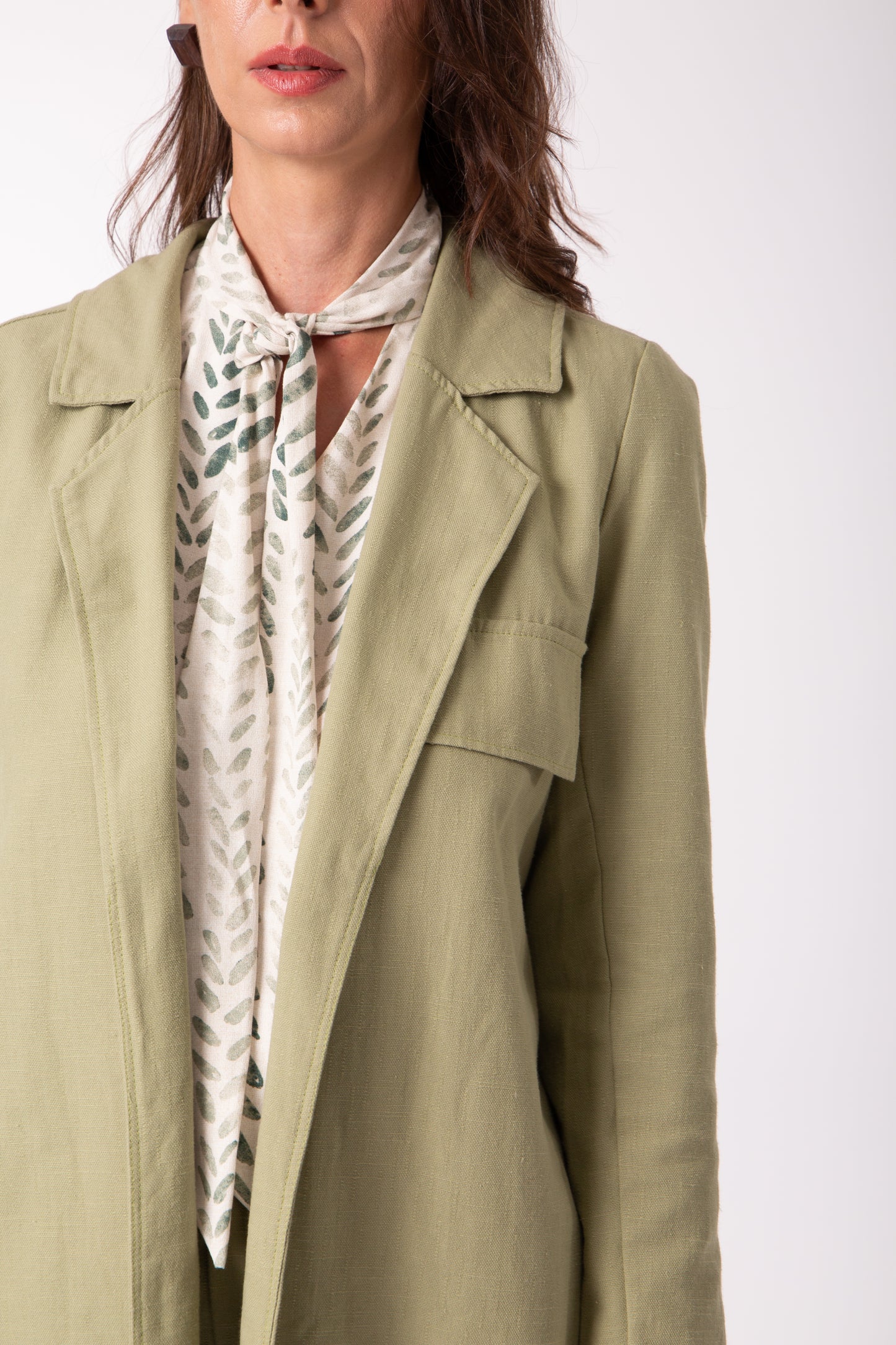 Conjunto alfaiataria verde pistache