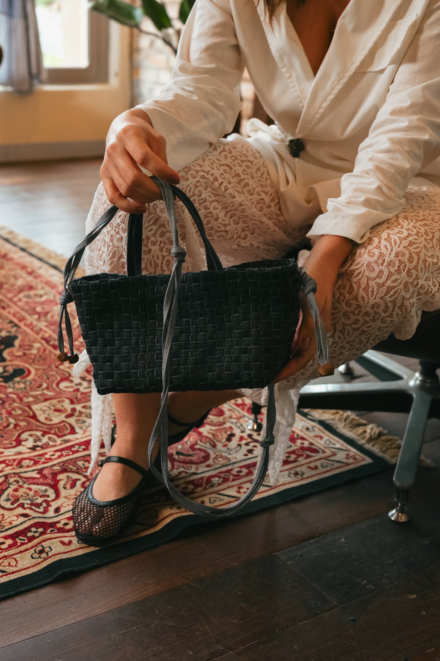 Bolsa jeans Isis Black