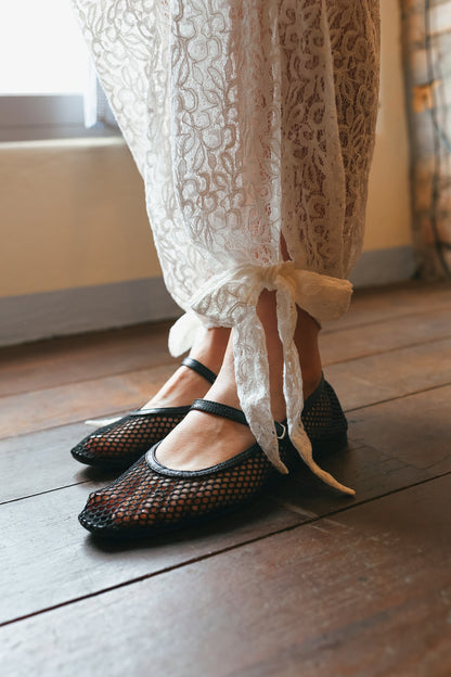 Calça Aladim renda branco