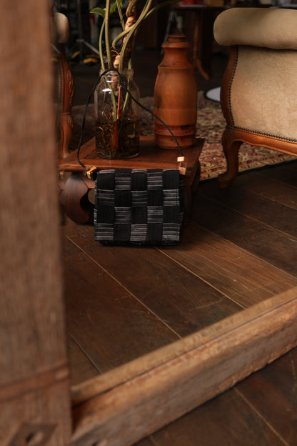 Bolsa Jeans Delicadeza Black Quadrada