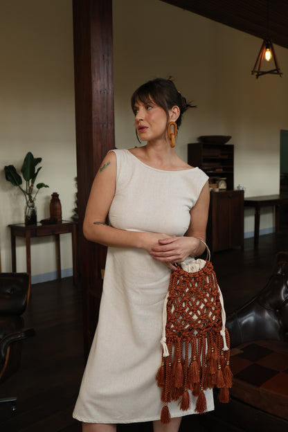 Bolsa macramê Mariana