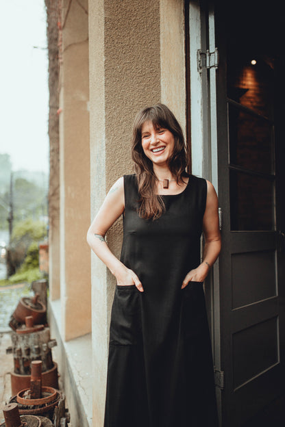 Vestido longo casual Paixão