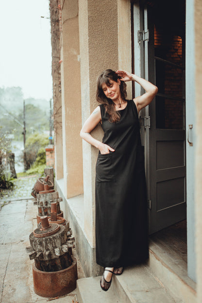 Vestido longo casual Paixão