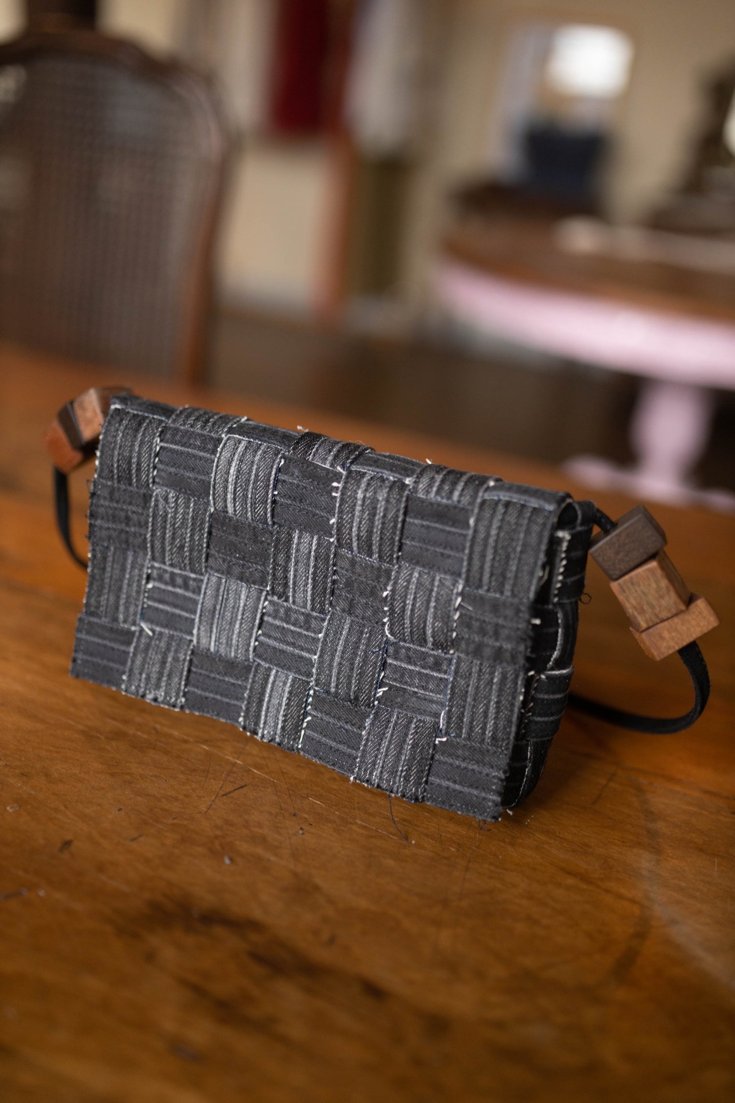 Bolsa Delicadeza retangular black