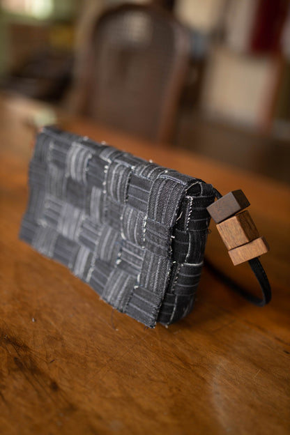 Bolsa Delicadeza retangular black