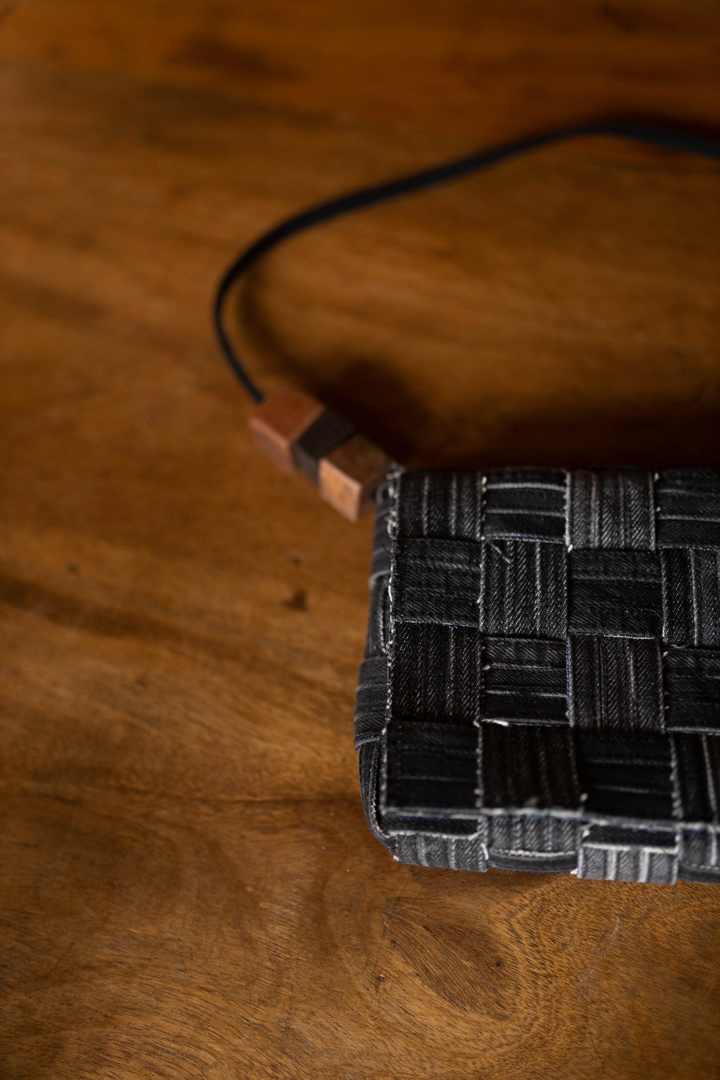 Bolsa Delicadeza retangular black