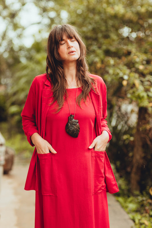 Vestido longo casual Paixão