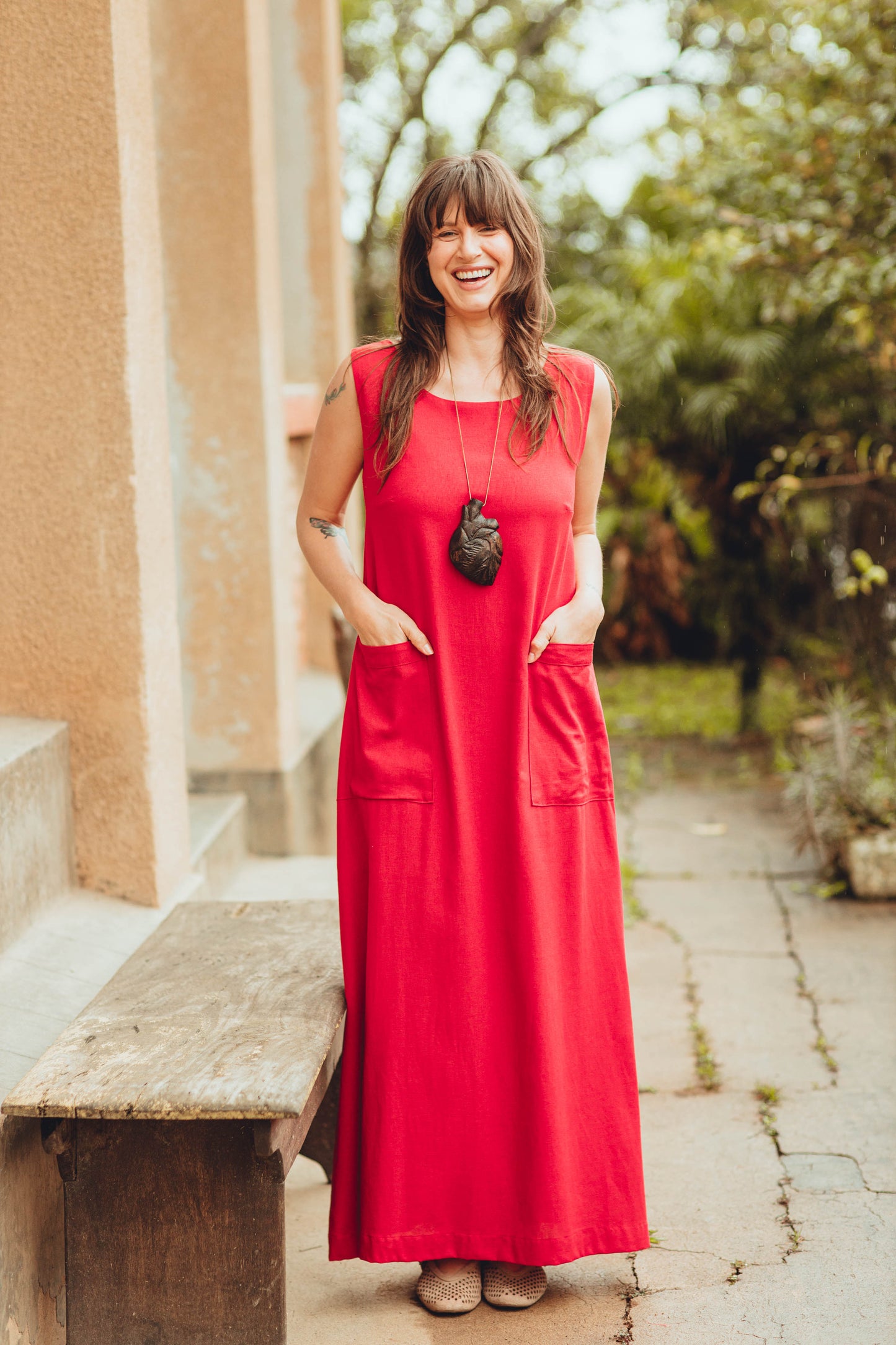Vestido longo casual Paixão