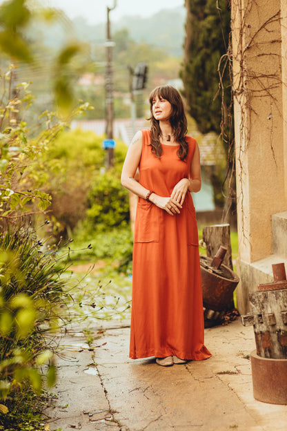 Vestido longo casual Paixão