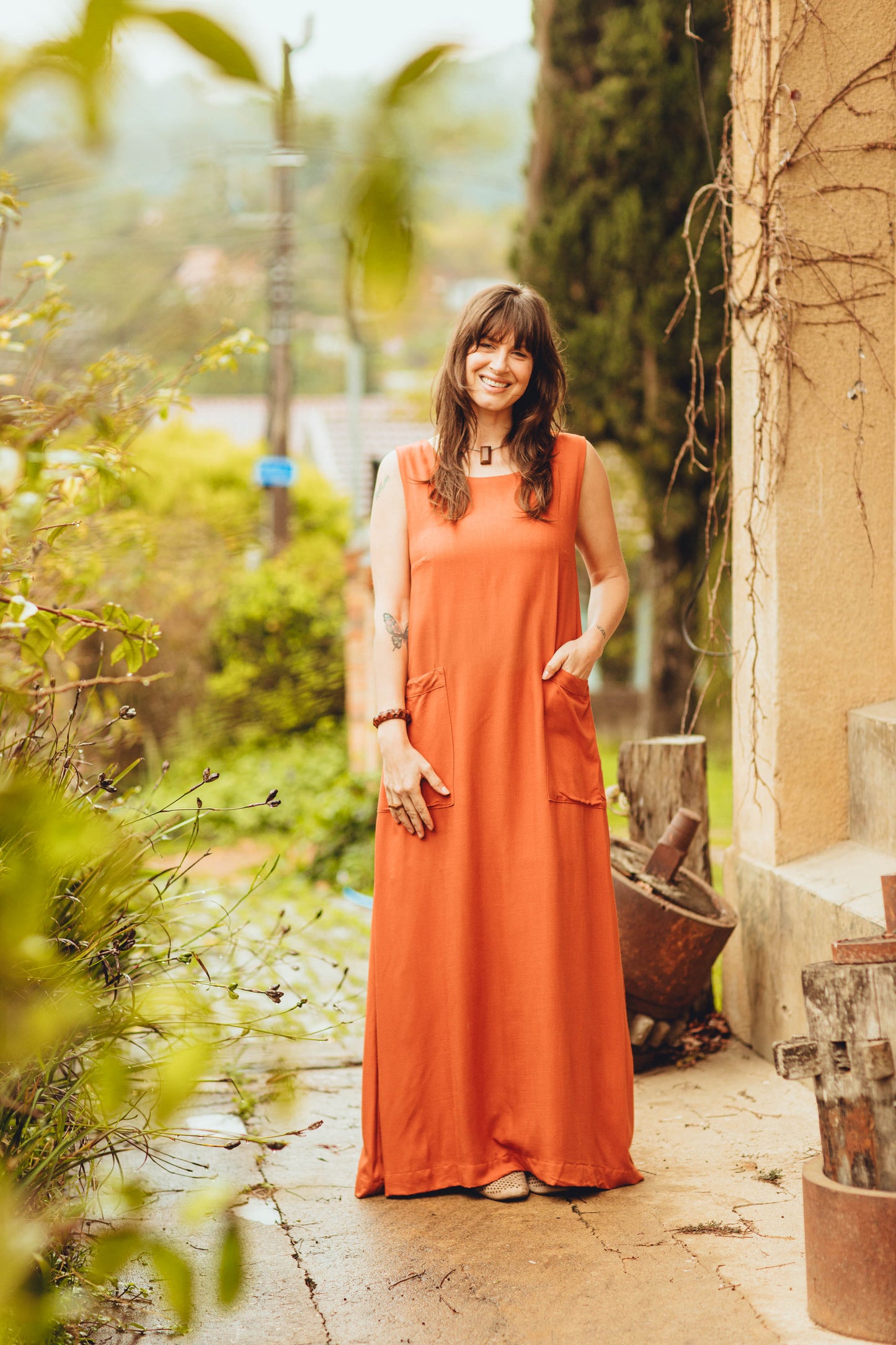 Vestido longo casual Paixão