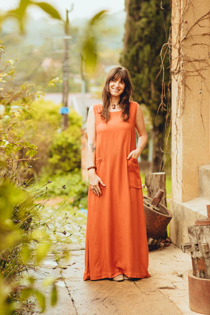 Vestido longo casual Paixão