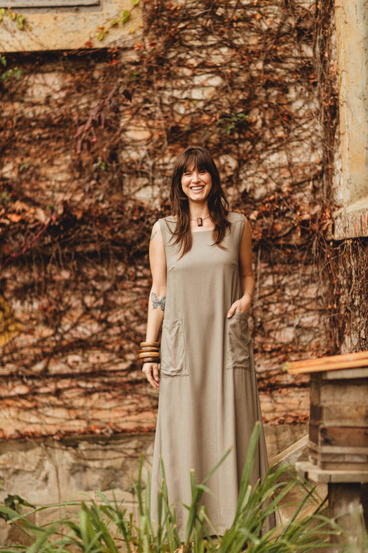 Vestido longo casual Paixão
