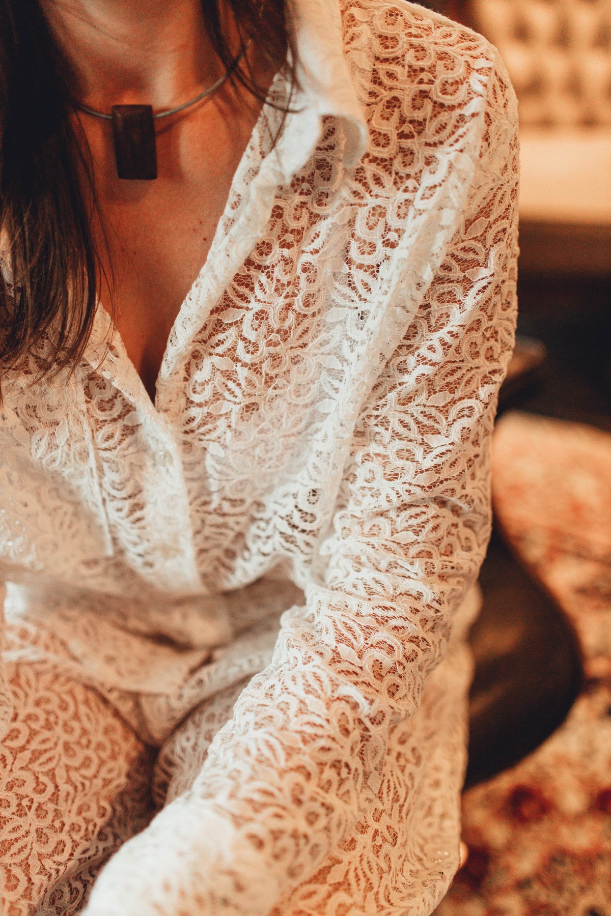 Camisa renda