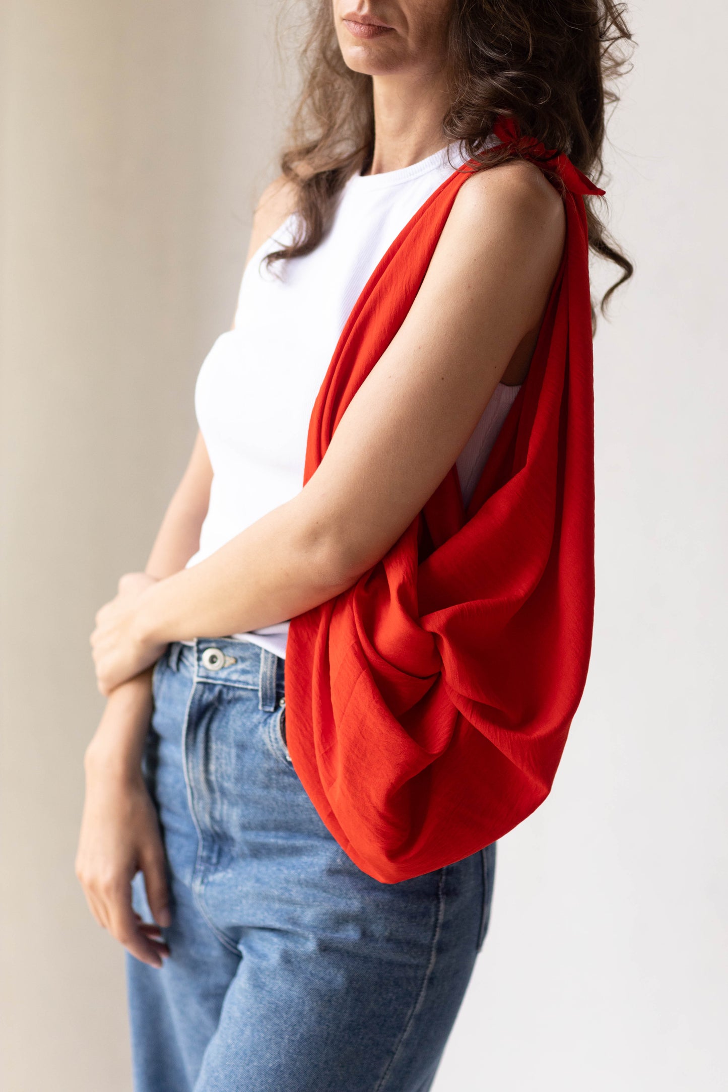Furoshiki vermelho morango