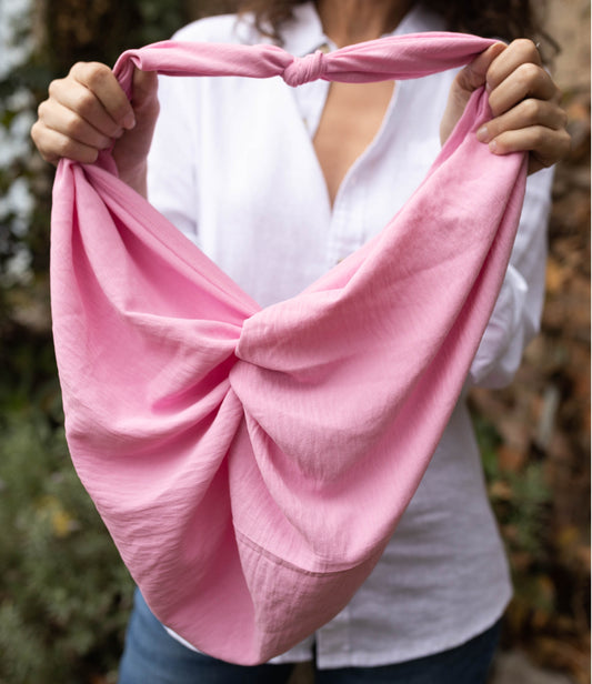 Furoshiki rosa claro