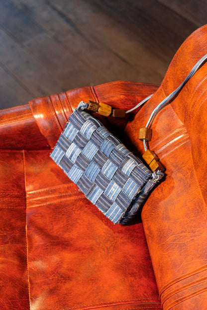 Bolsa jeans Delicadeza - retangular